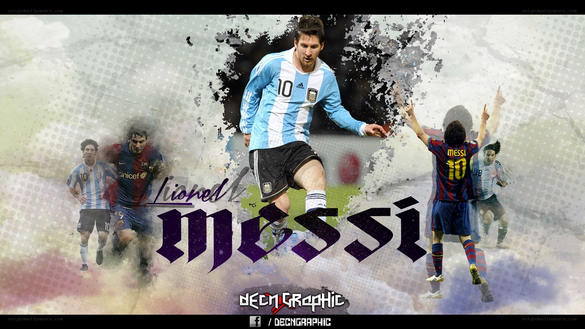 Lionel Messi collage