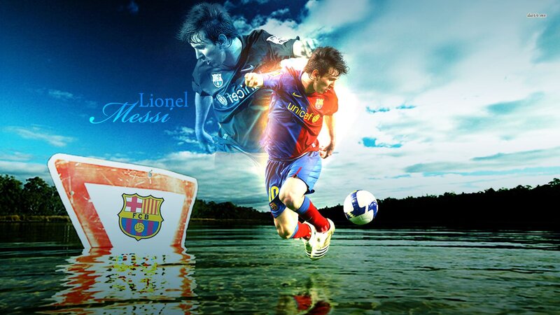 Lionel Messi football action