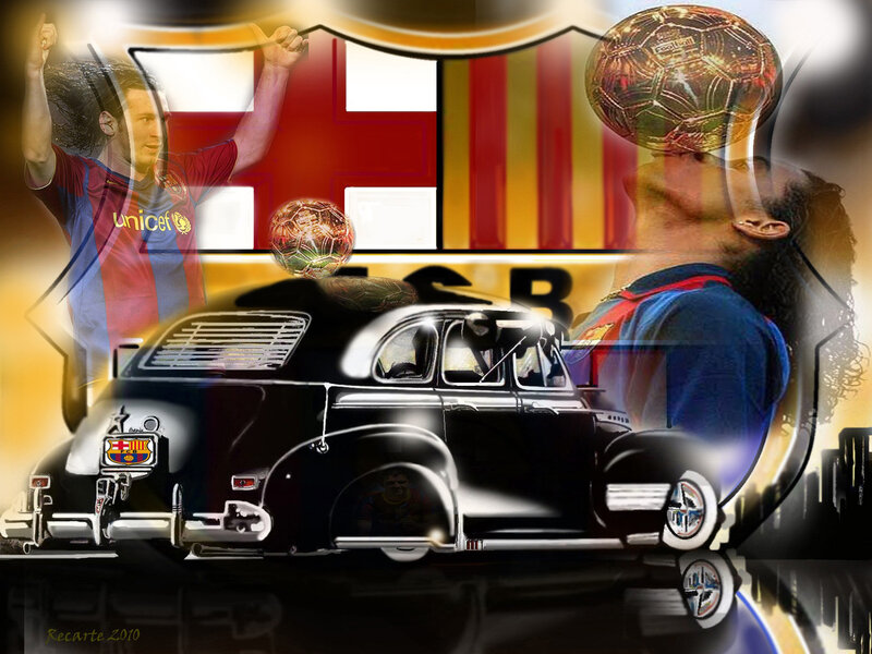 Lionel Messi Football Player — Black