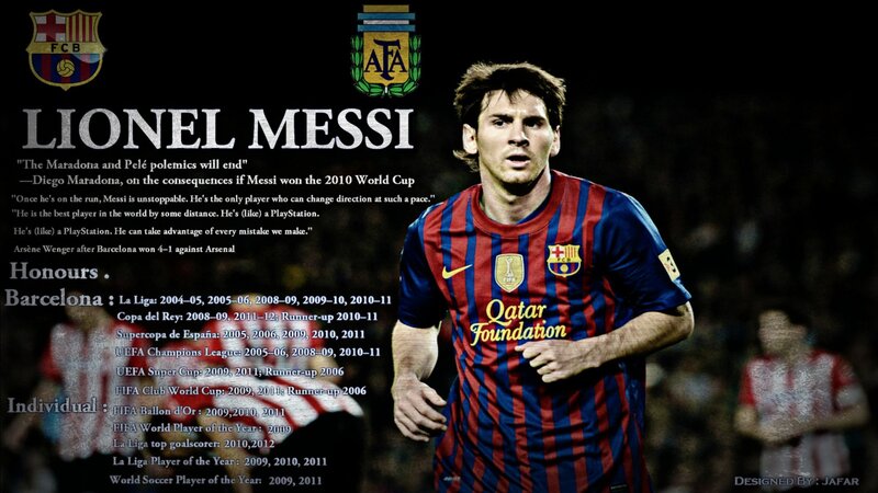 Lionel Messi honors and quotes