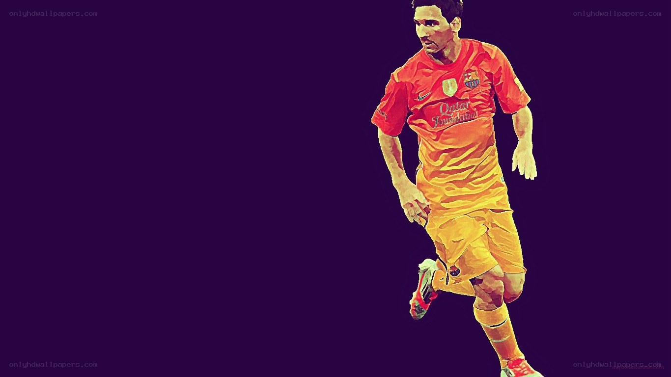 Lionel Messi in Barcelona kit