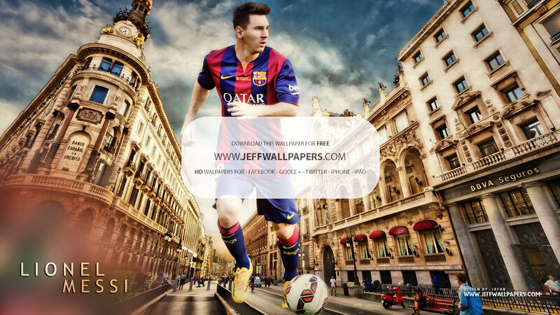 Lionel Messi Running — Blue