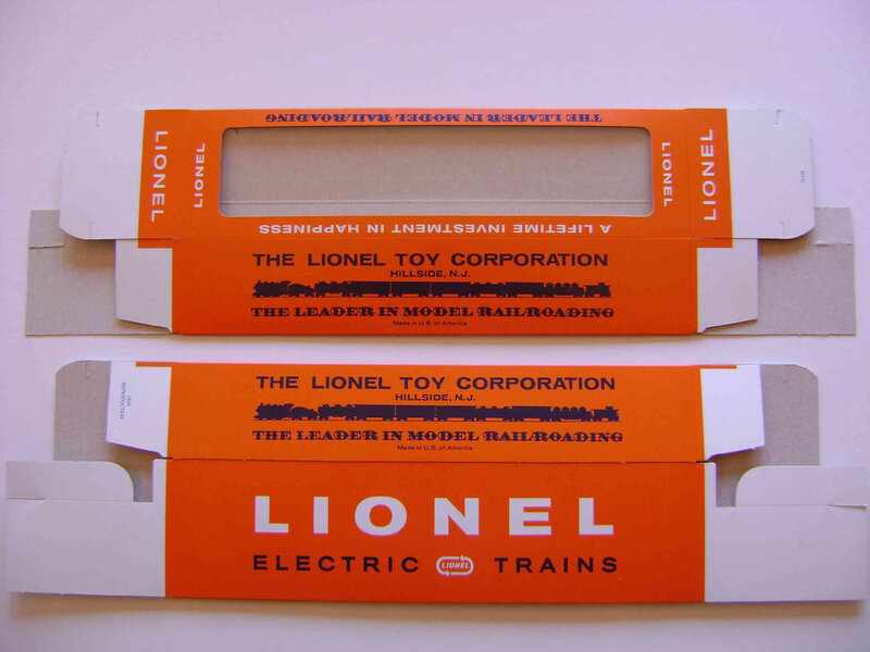 Lionel train box flaps