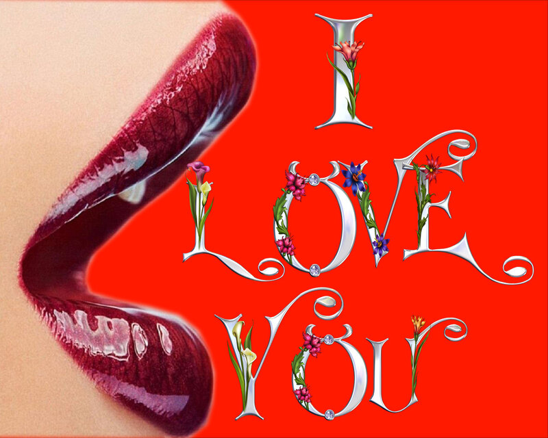 lips and love message