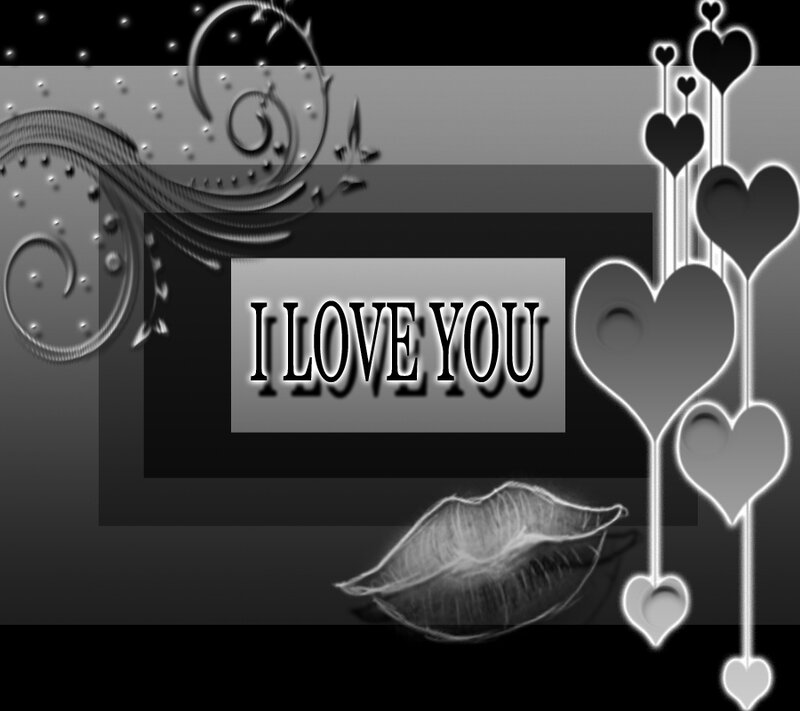 Lips with Heart Design