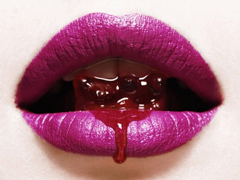 Lips with Jelly Candy