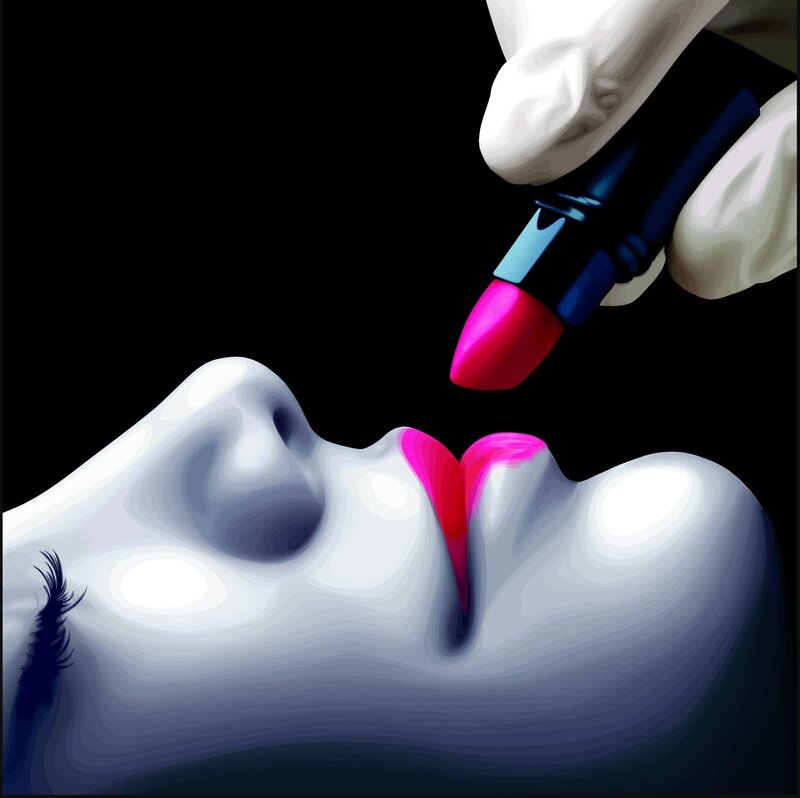 Lips with Lipstick