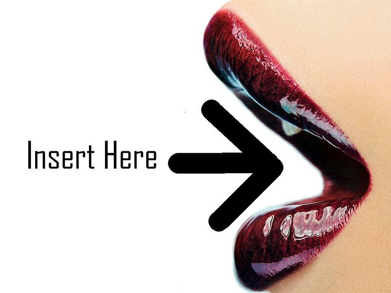 lips with red lipstick