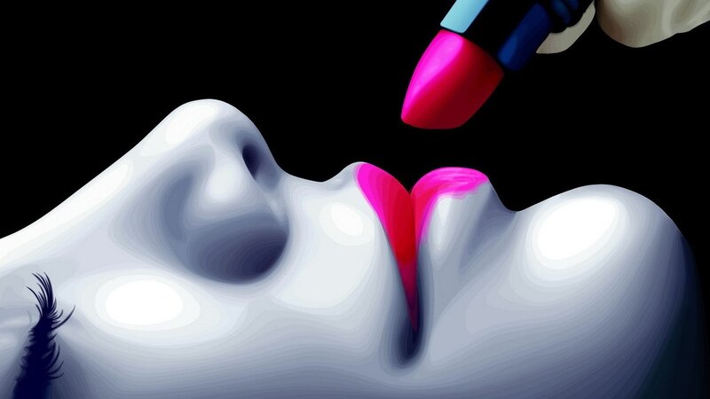 lipstick application art
