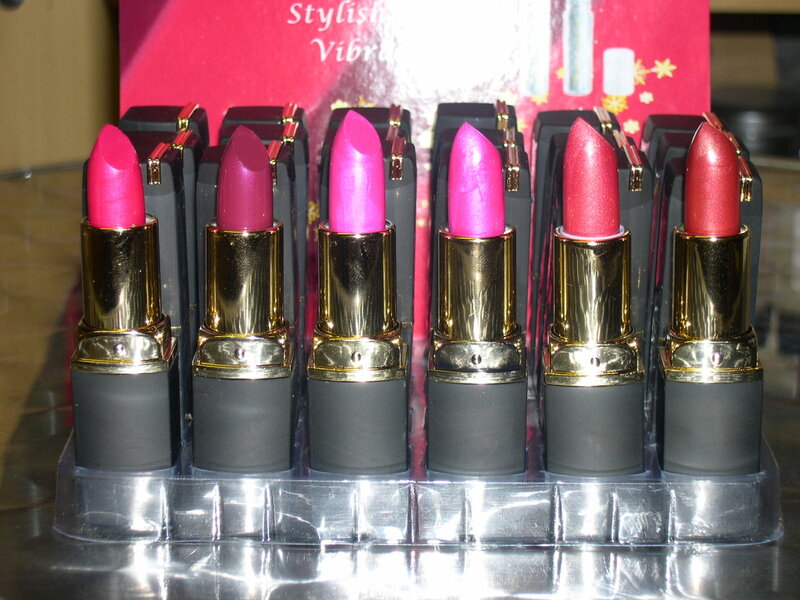 lipstick collection display