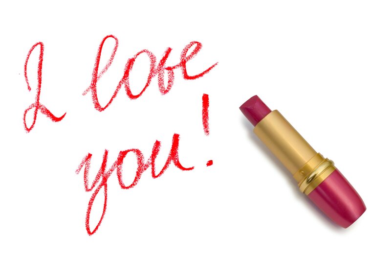 Lipstick with Text