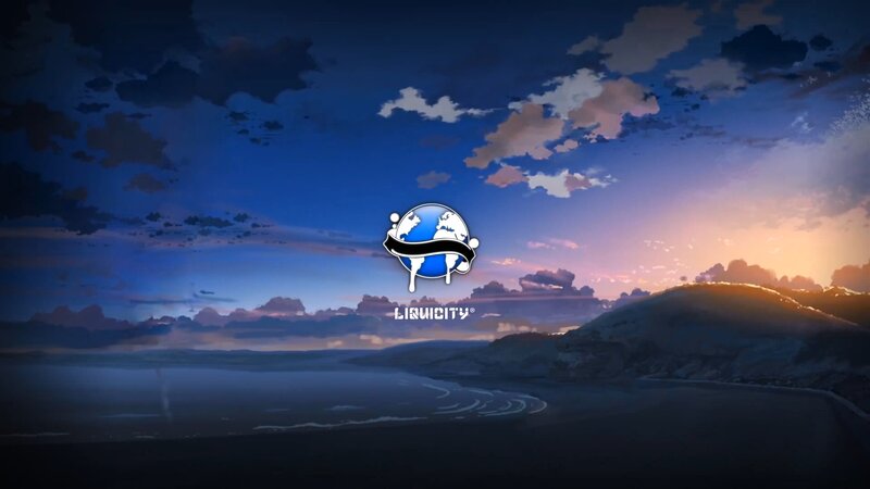 Liquicity Logo over Landscape