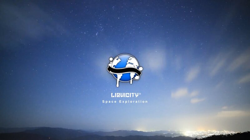 Liquicity Logo over Night Sky