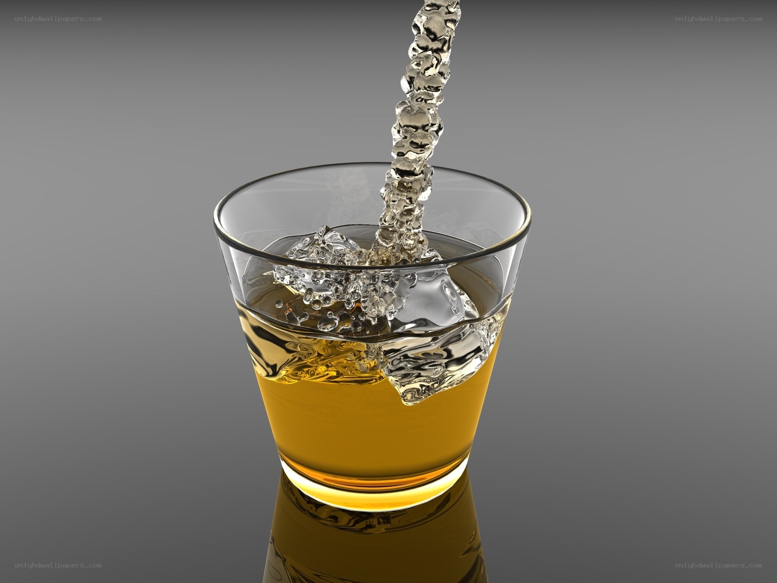 liquid being poured into a glass