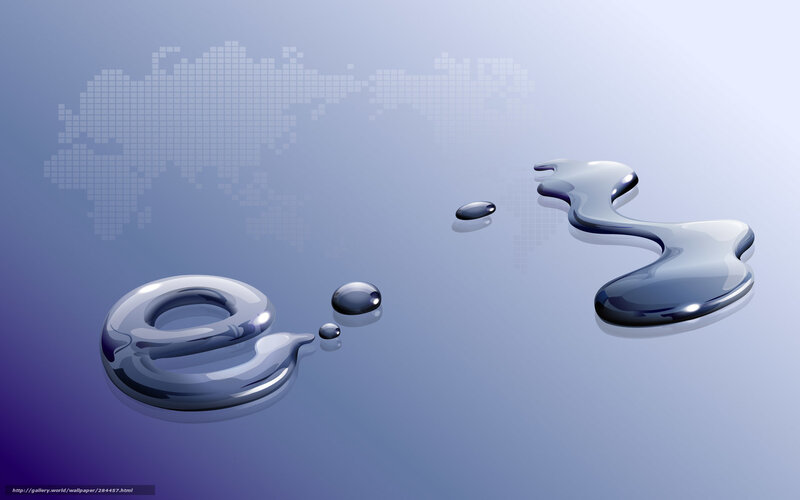 Liquid e and world map
