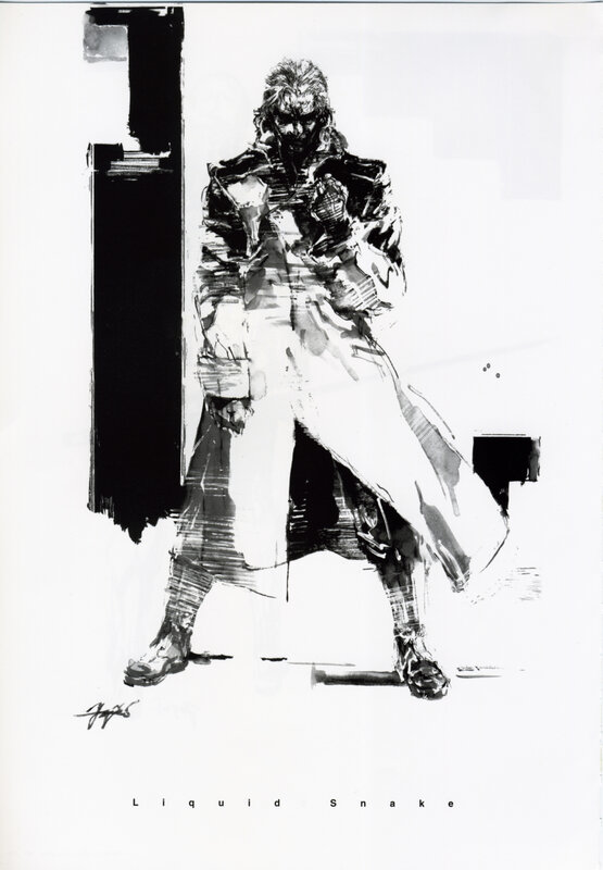 Liquid Snake character art