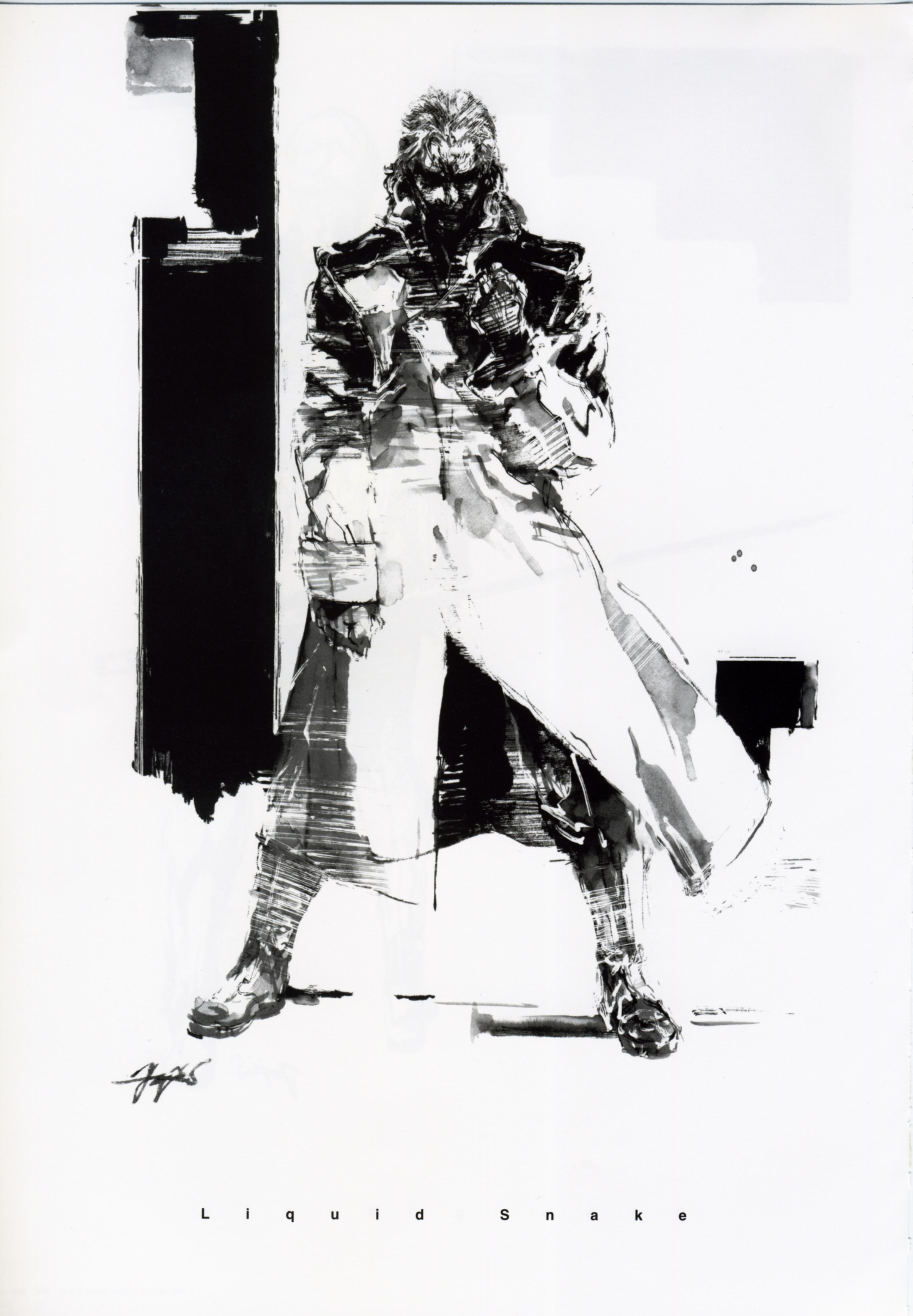 Liquid Snake character art