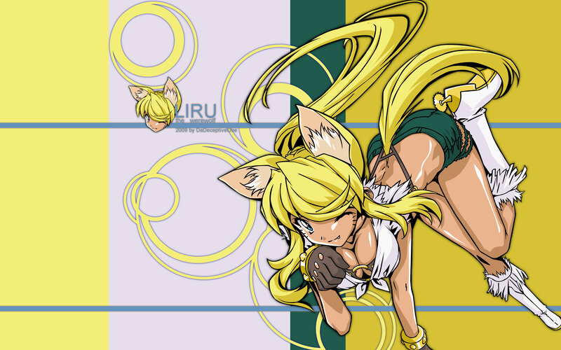 Liru the werewolf character art