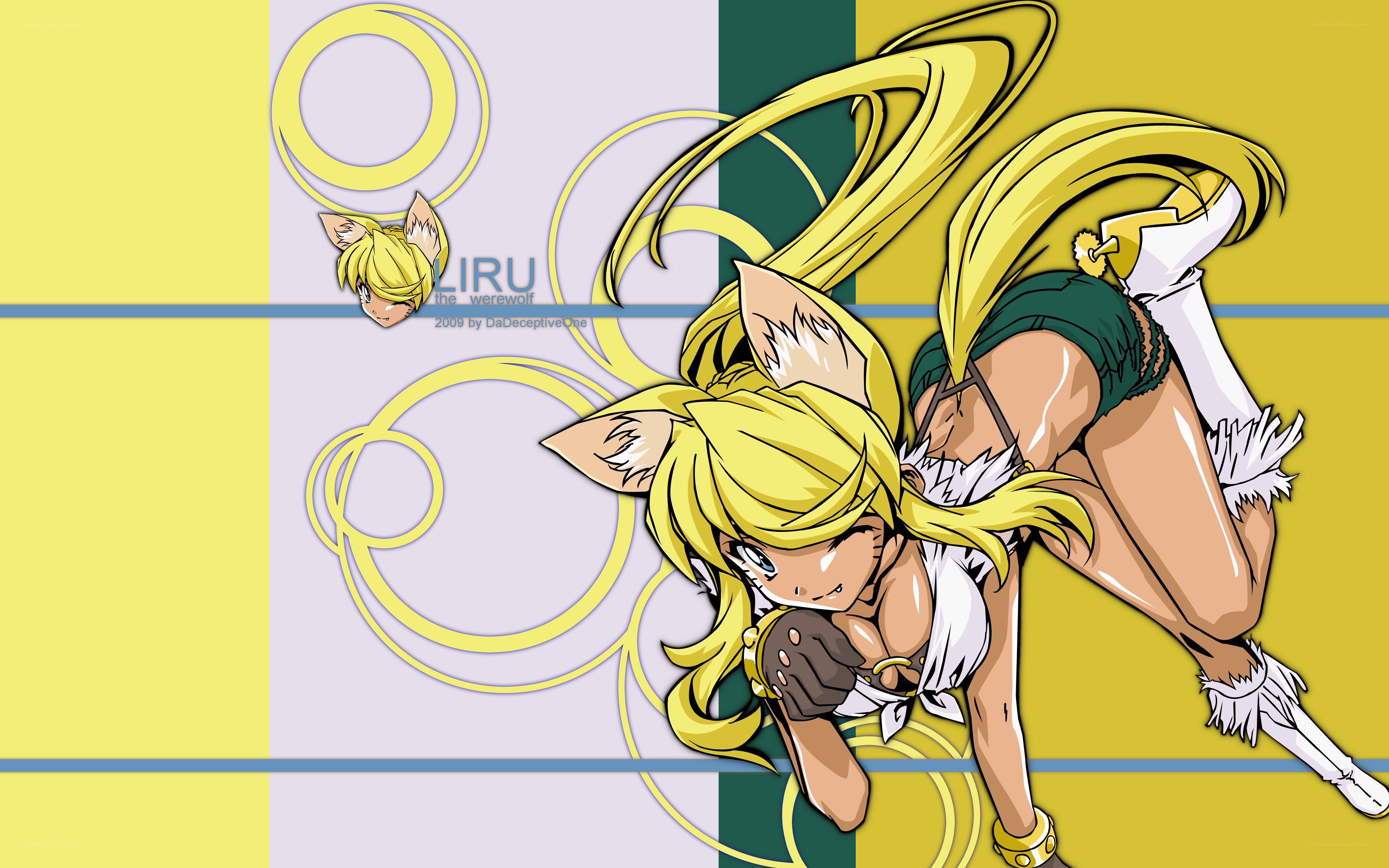 Liru the werewolf character art