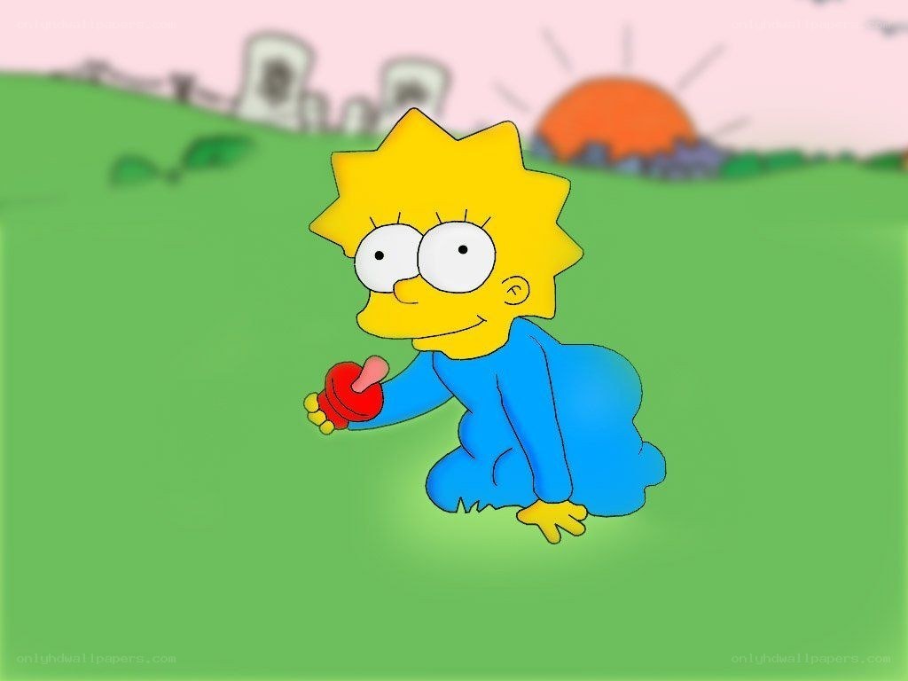 Lisa Simpson as a baby