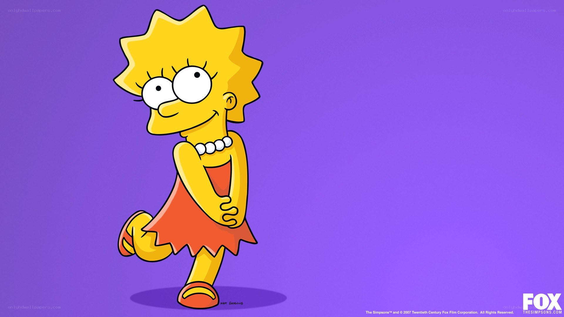 Lisa Simpson character art
