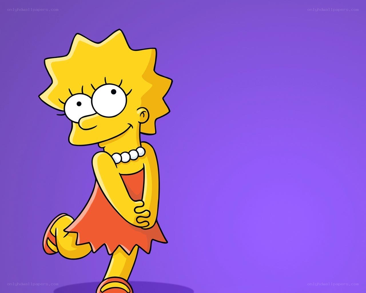Lisa Simpson character art