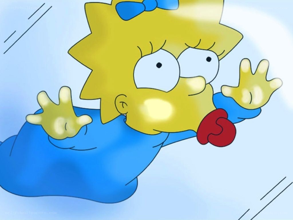Lisa Simpson falling