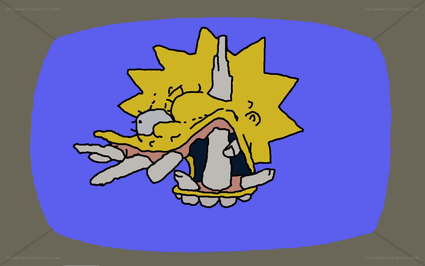 Lisa Simpson in distress