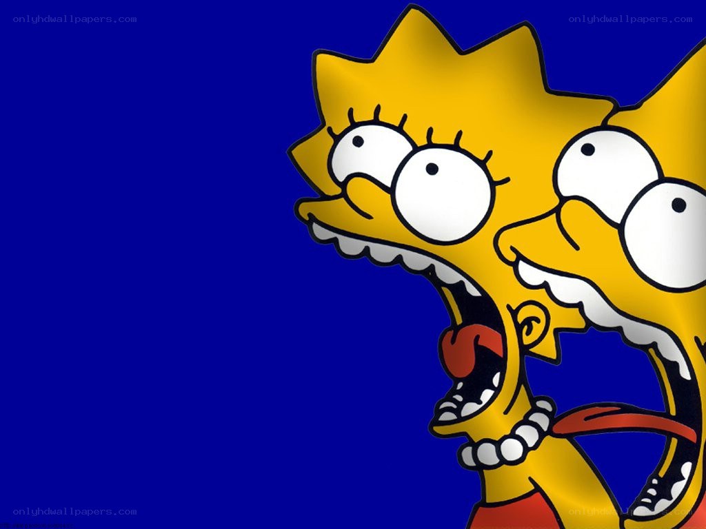 Lisa Simpson screaming