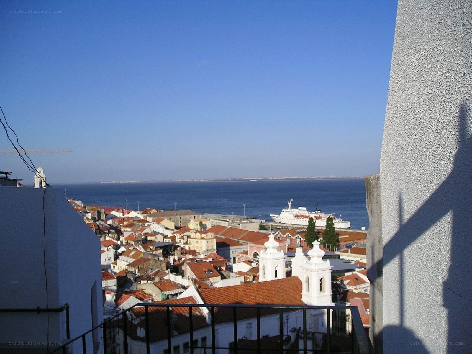 Lisbon harbor view