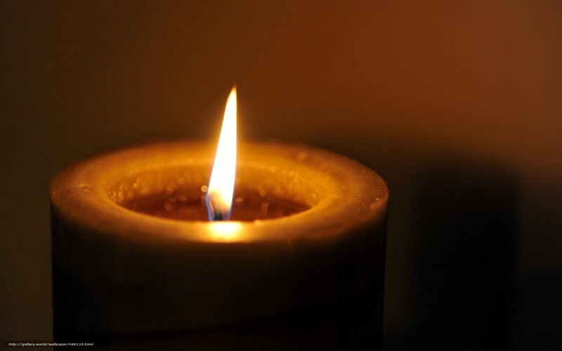 lit candle flame