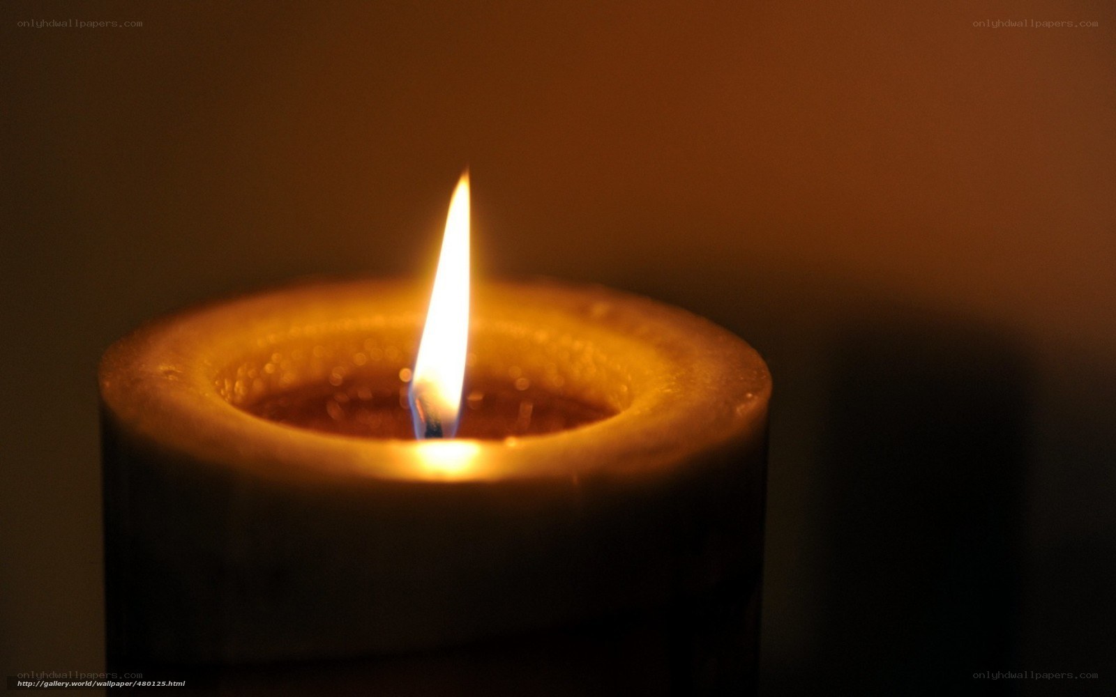 lit candle flame