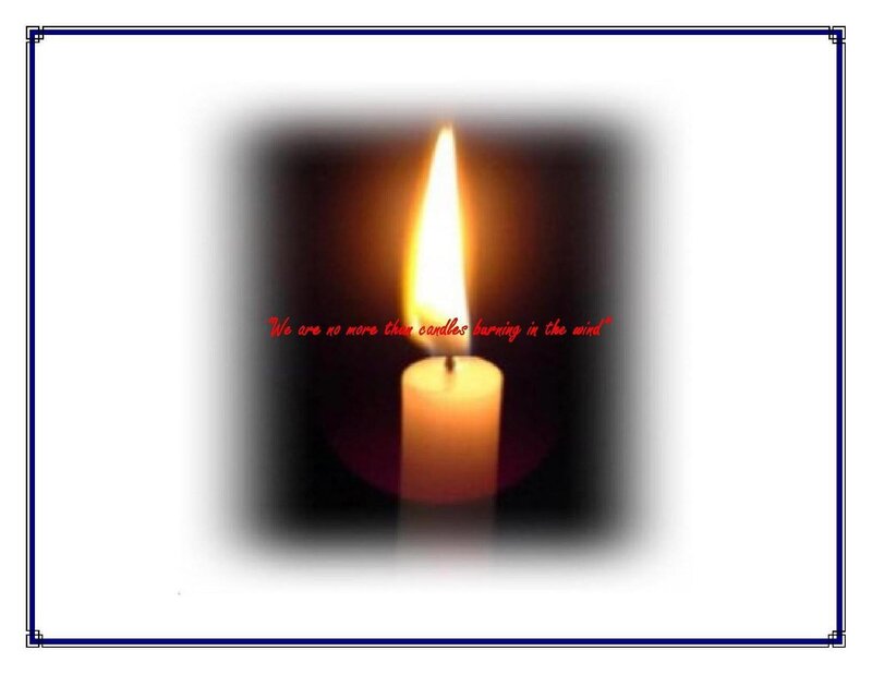Lit Candle in Dark — Yellow