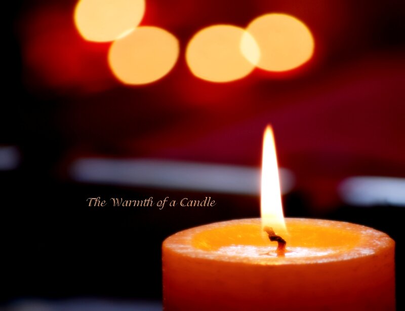Lit Candle — Red