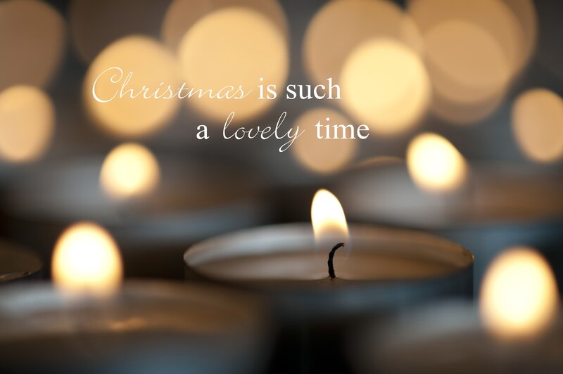 Lit Candles in Focus — White