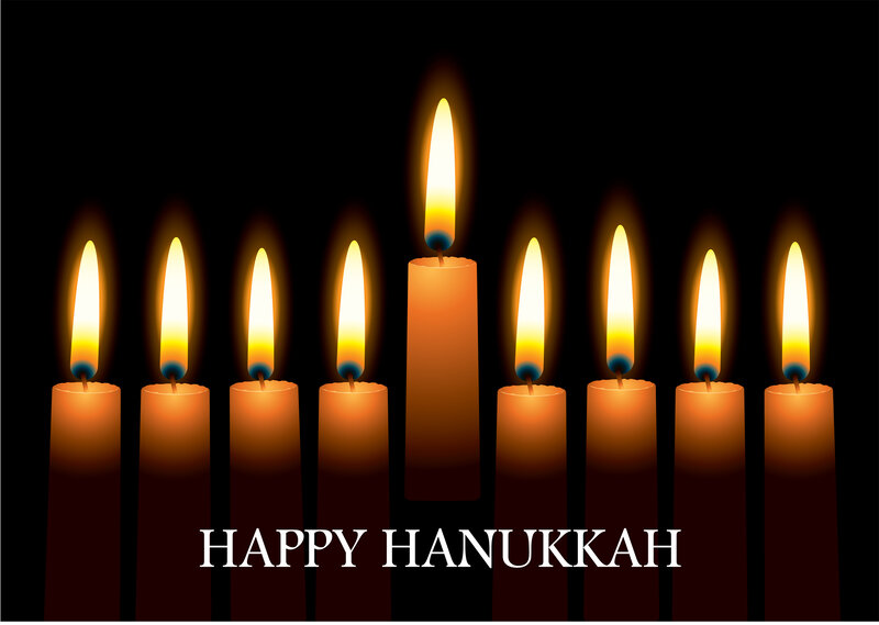 Lit Candles on Black — Celebratory