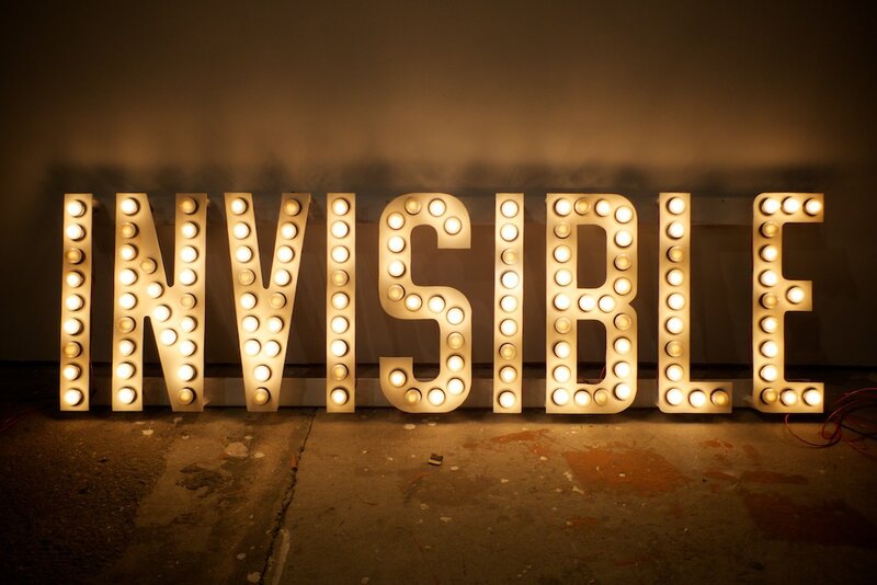 Lit-up Marquee Letters