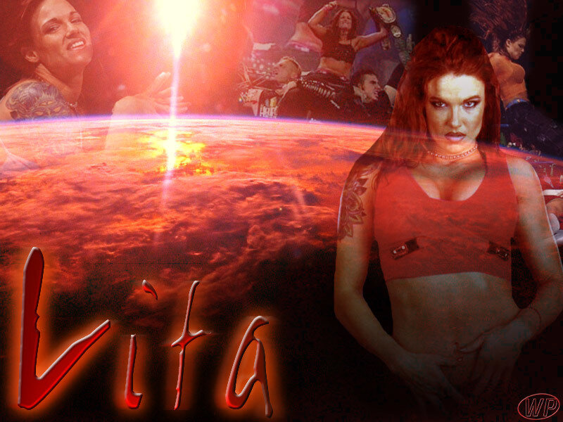 Lita wrestling collage
