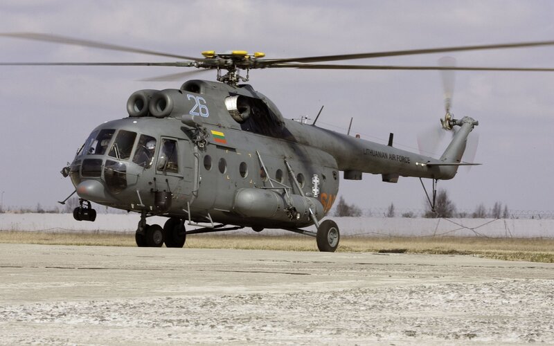 Lithuanian Air Force helicopter