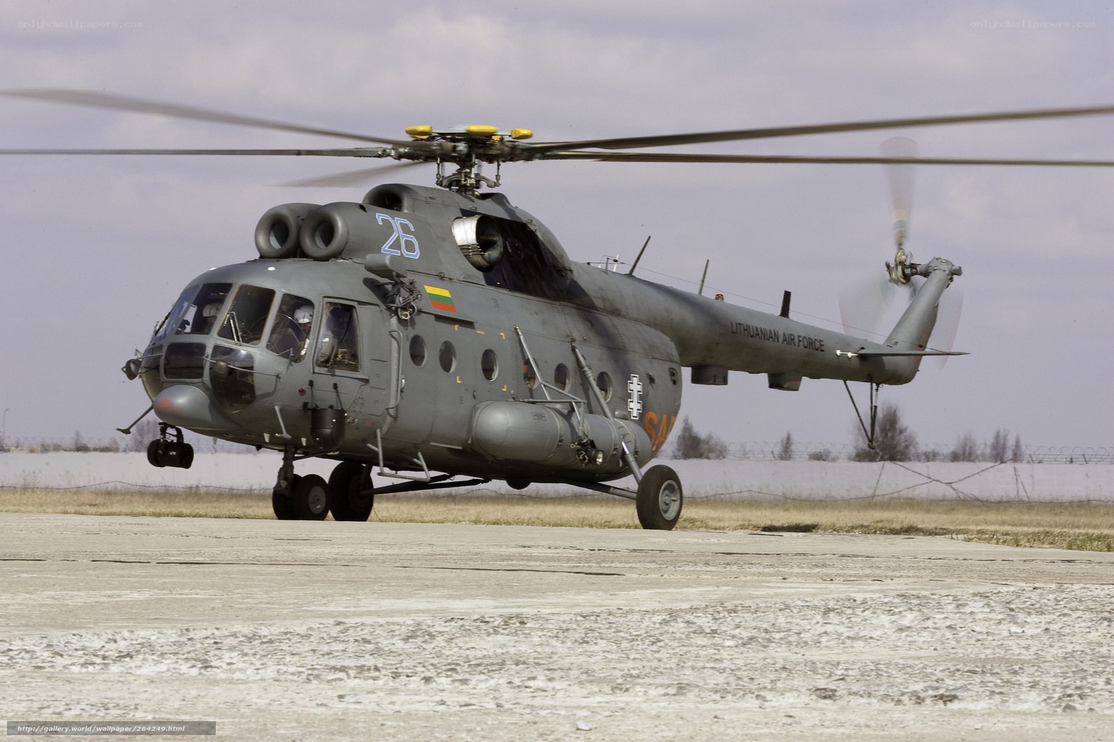 Lithuanian Air Force helicopter