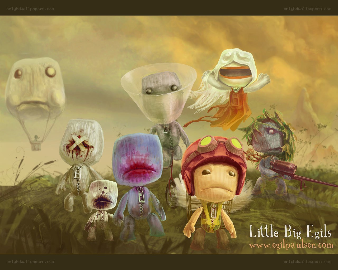 Little Big Egils characters