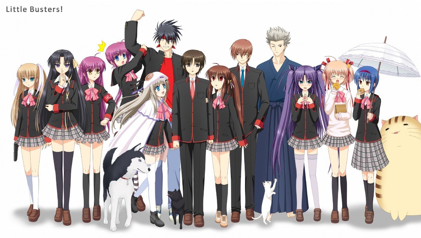 Little Busters! character lineup