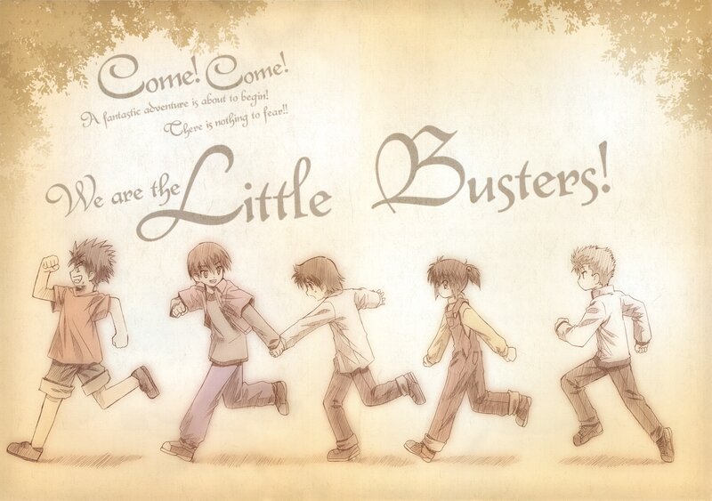 Little Busters group running