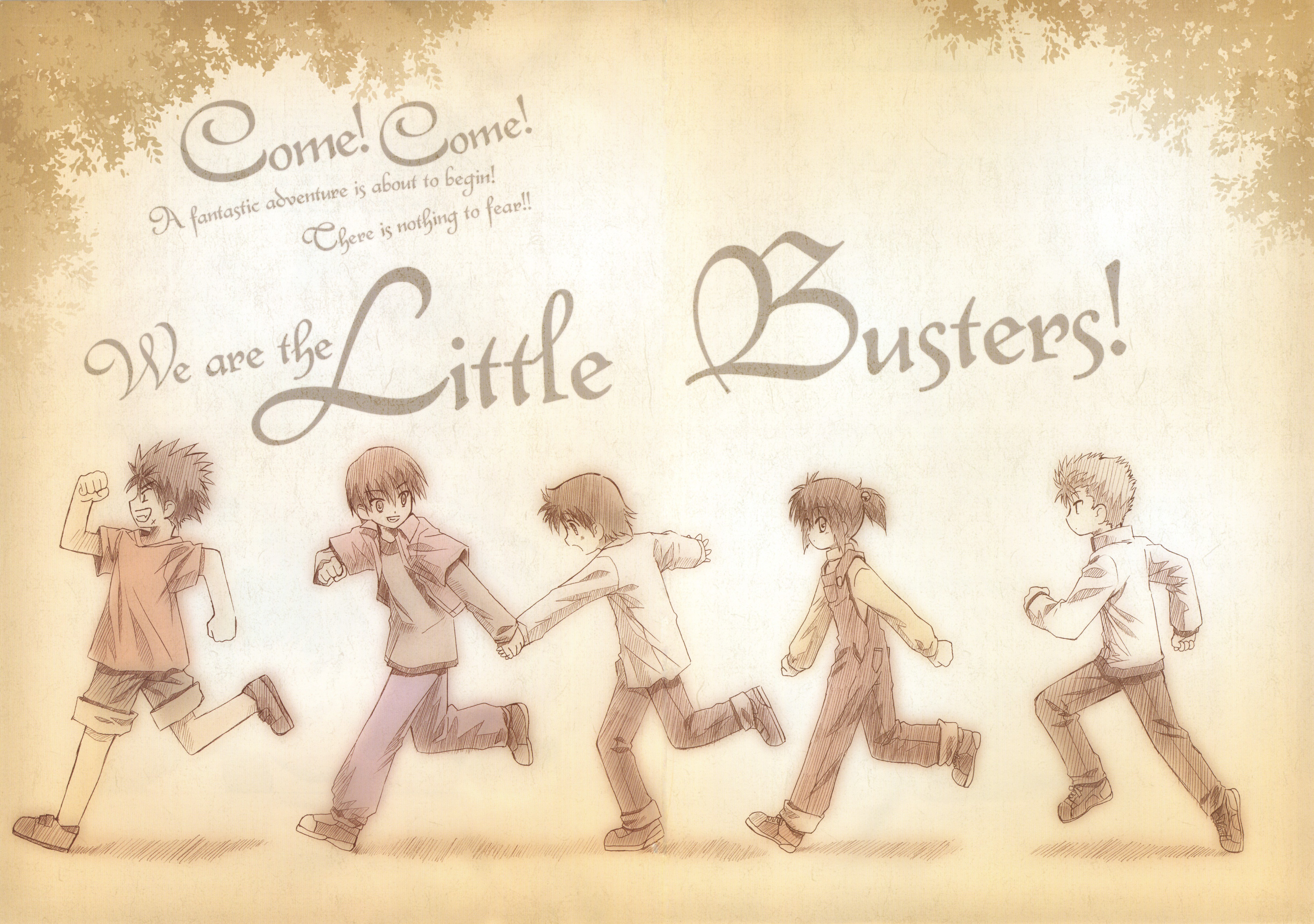 Little Busters group running