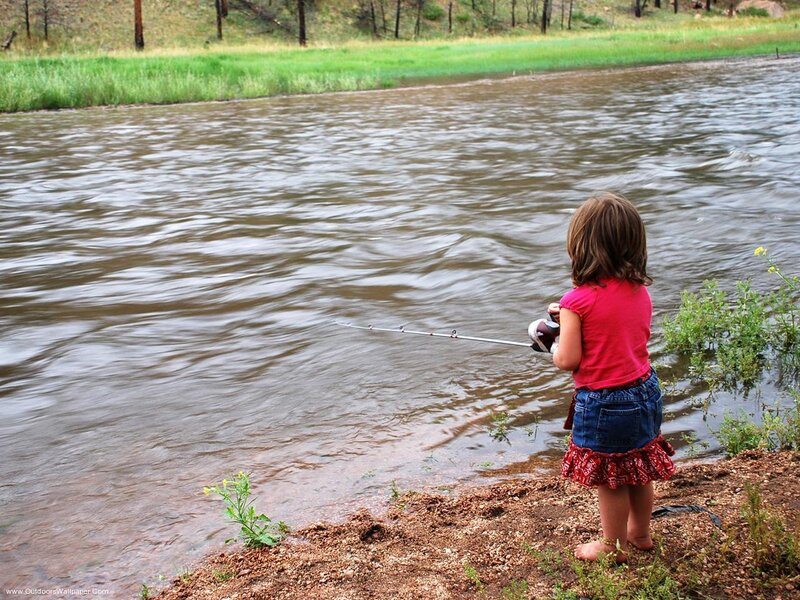 Little Girl Fishing