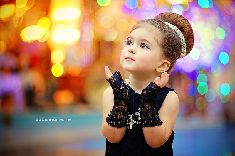 Little Girl in Black Dress — Dreamy