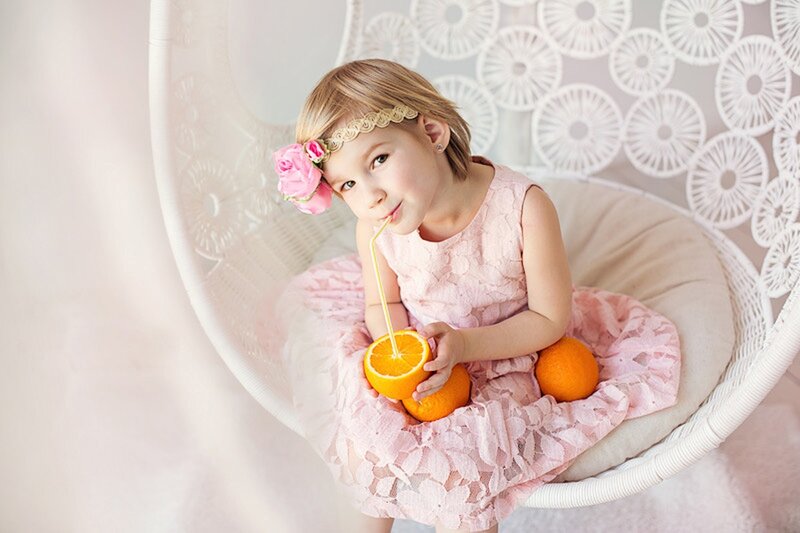 Little Girl in Chair