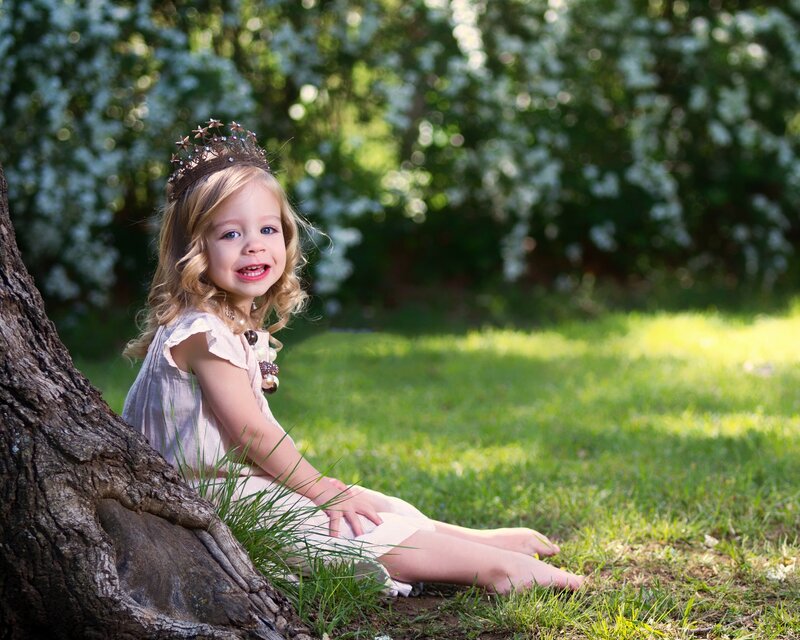 Little Girl in Crown