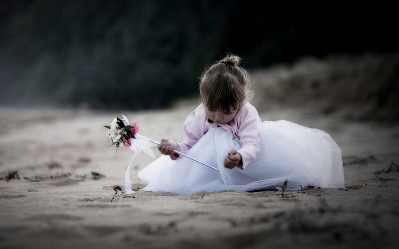 Little Girl in Dress
