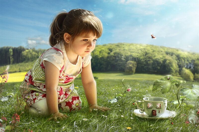 Little Girl in Field